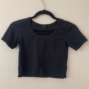 Talula Ballerina Black Crop Top